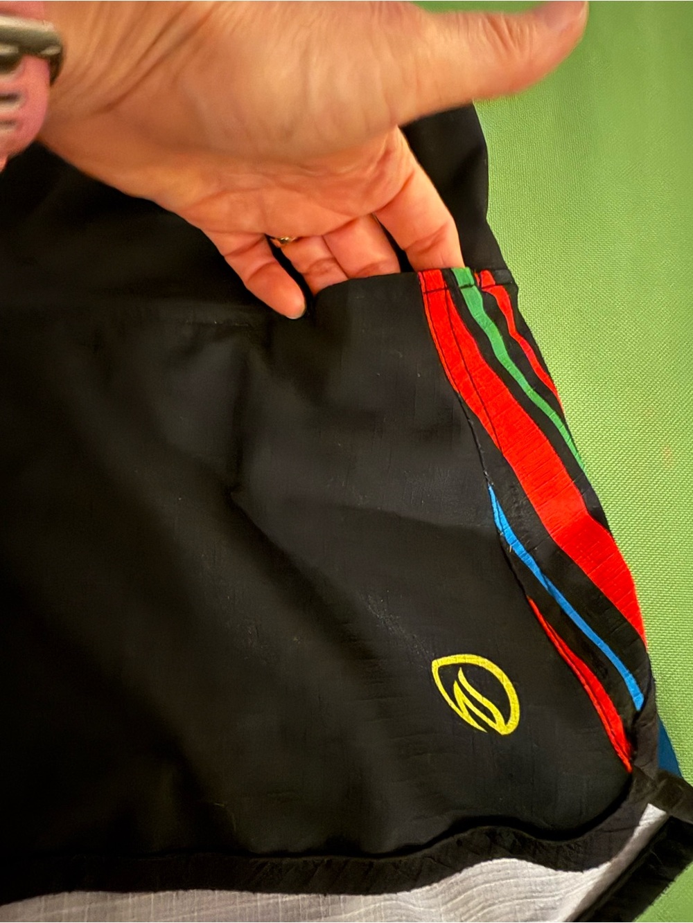 INB 8 Shorts “Run or Die” series 2 pocket running shorts. Good condition - Picture 3 of 12